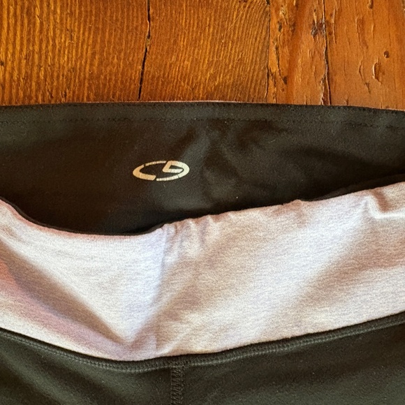 3/$15 Champion Reversible Leggings, Long, Black and Purple Size Small - Picture 5 of 9